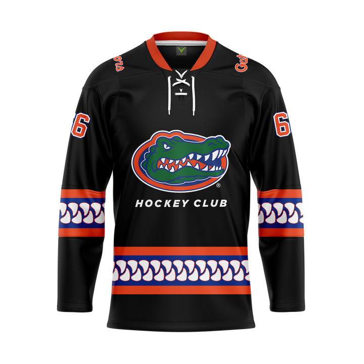 University Of Florida Black Custom Sublimated Jersey