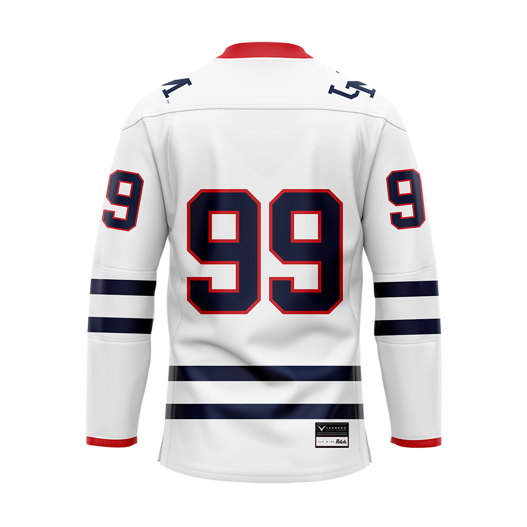 Ole Miss White Custom Hybrid Jersey