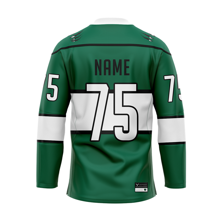 Custom Binghamton Green Replica Sublimated Jersey