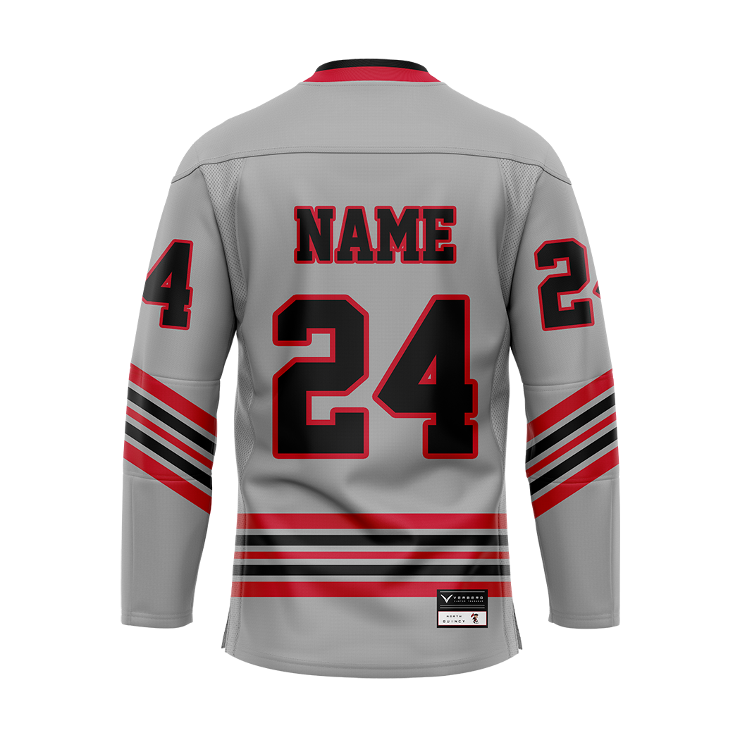 North Quincy Hockey Hybrid Jersey Customized