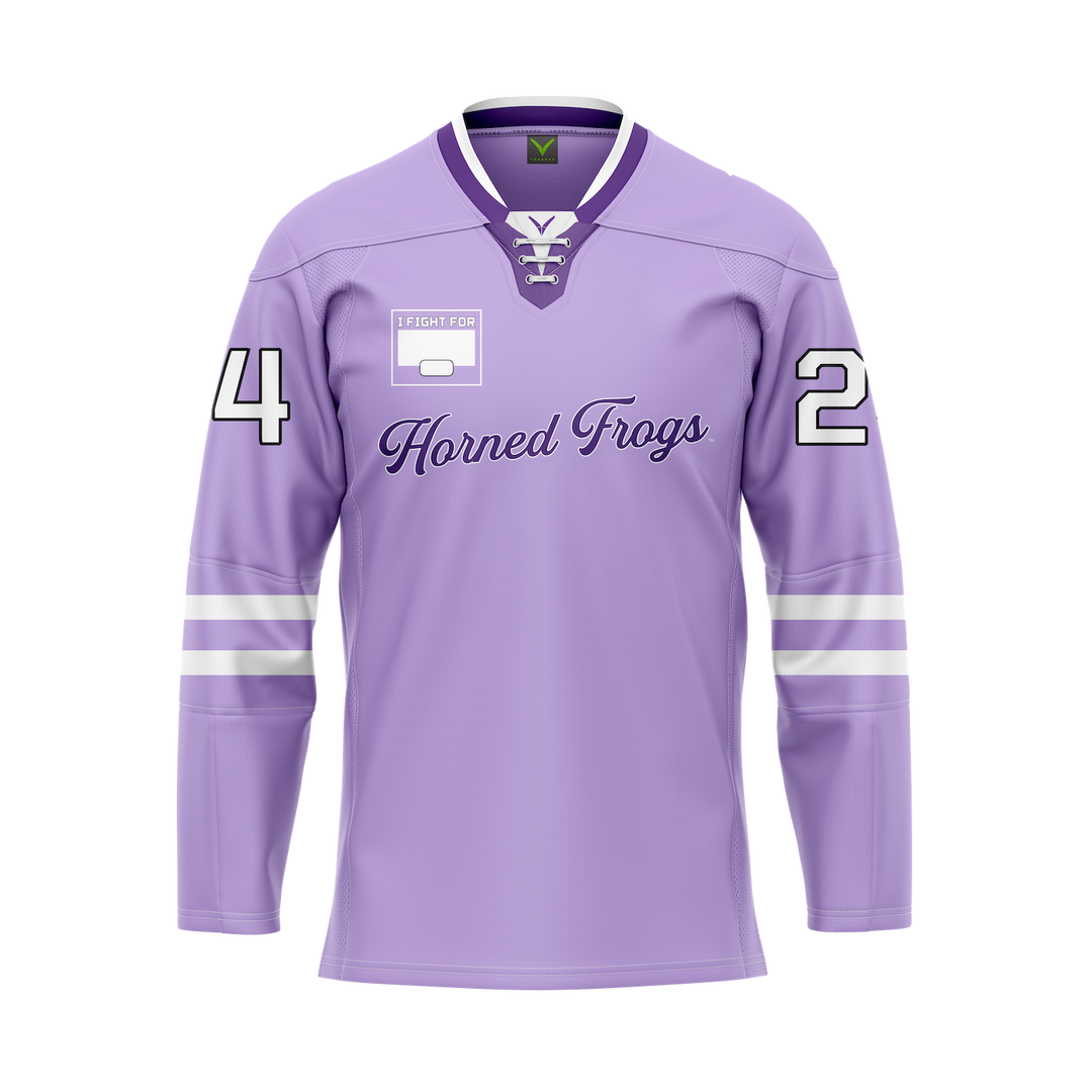 TCU Cancer Awareness Custom Sublimated Jersey